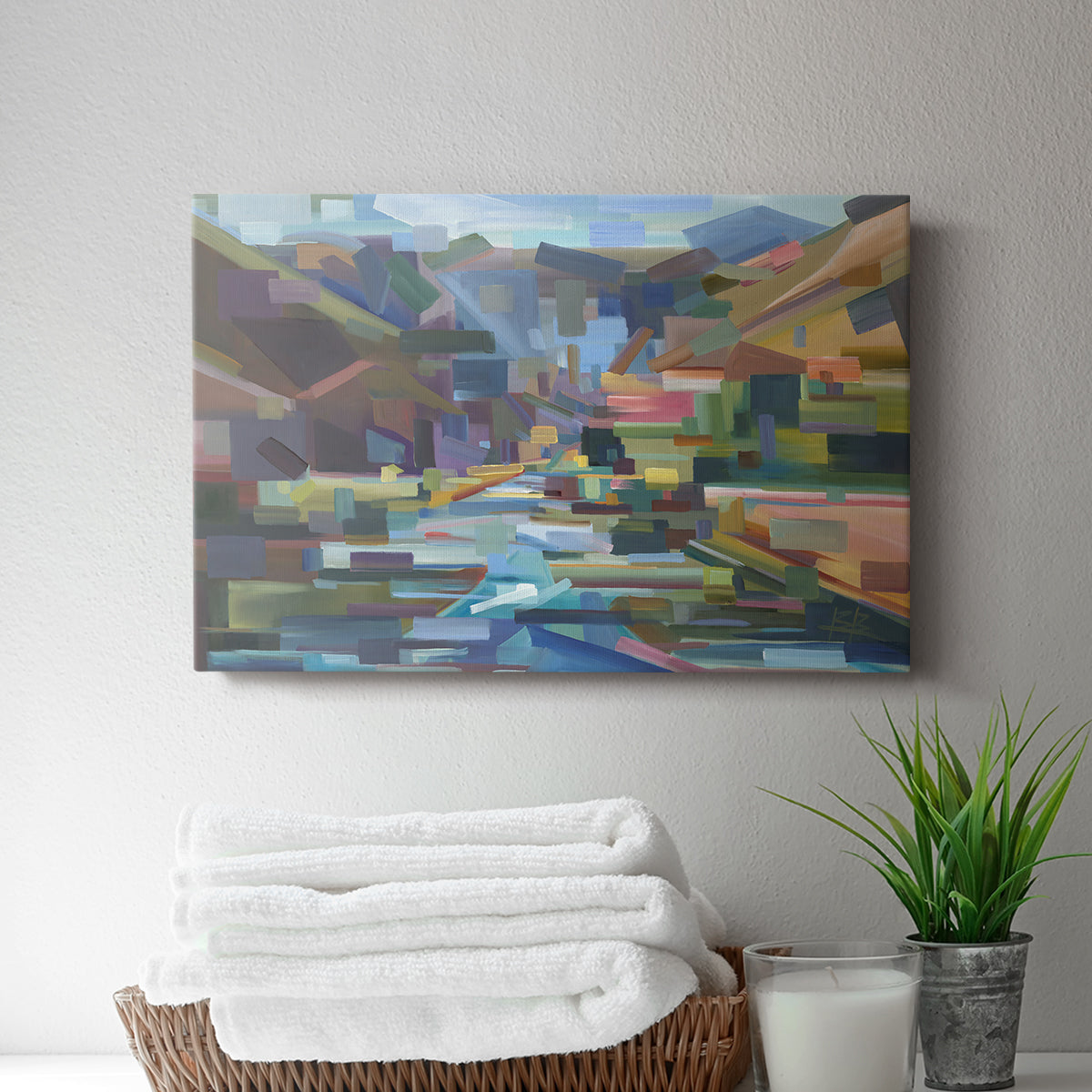 Pieces of Yakima Canyon - Canvas Art Print