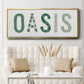 Oasis Cabana - Floater Framed Canvas Print