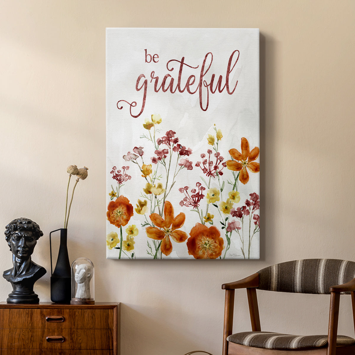 Grateful Catalina Bouquet - Canvas Art Print