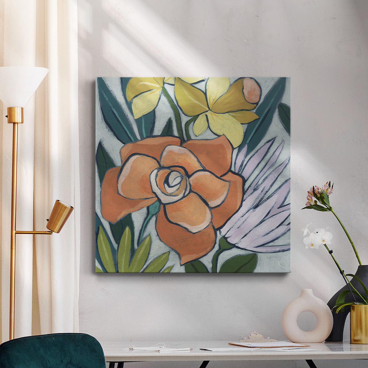 Window Box Garden II - Canvas Art Print