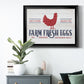 Farm Fresh Eggs Premium Classic Framed Canvas - Ready to Hang