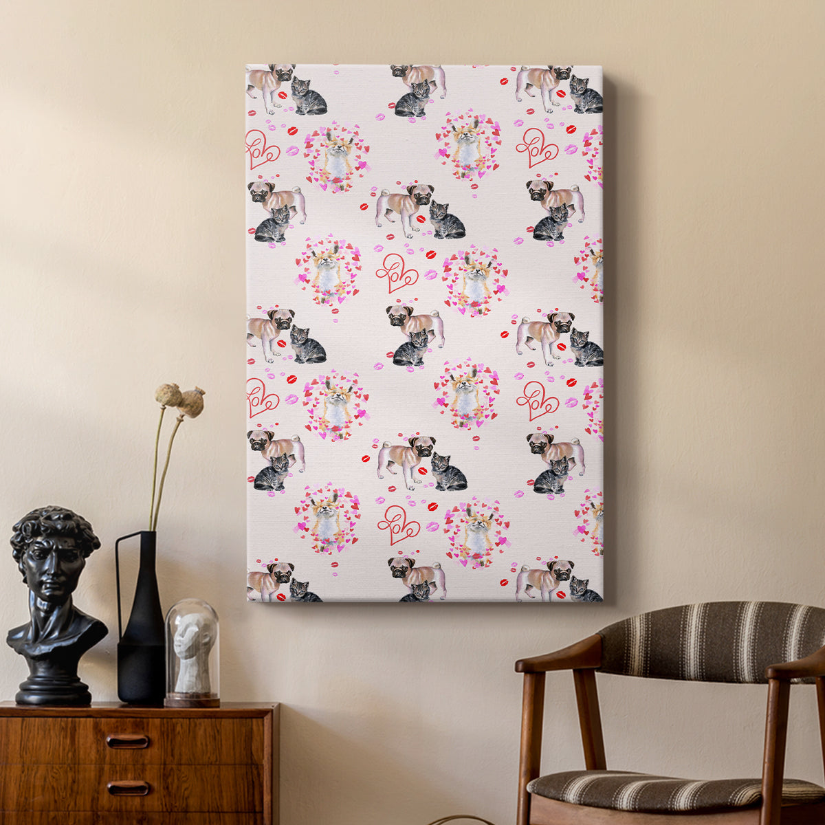 Cute Couture Collection E - Canvas Art Print