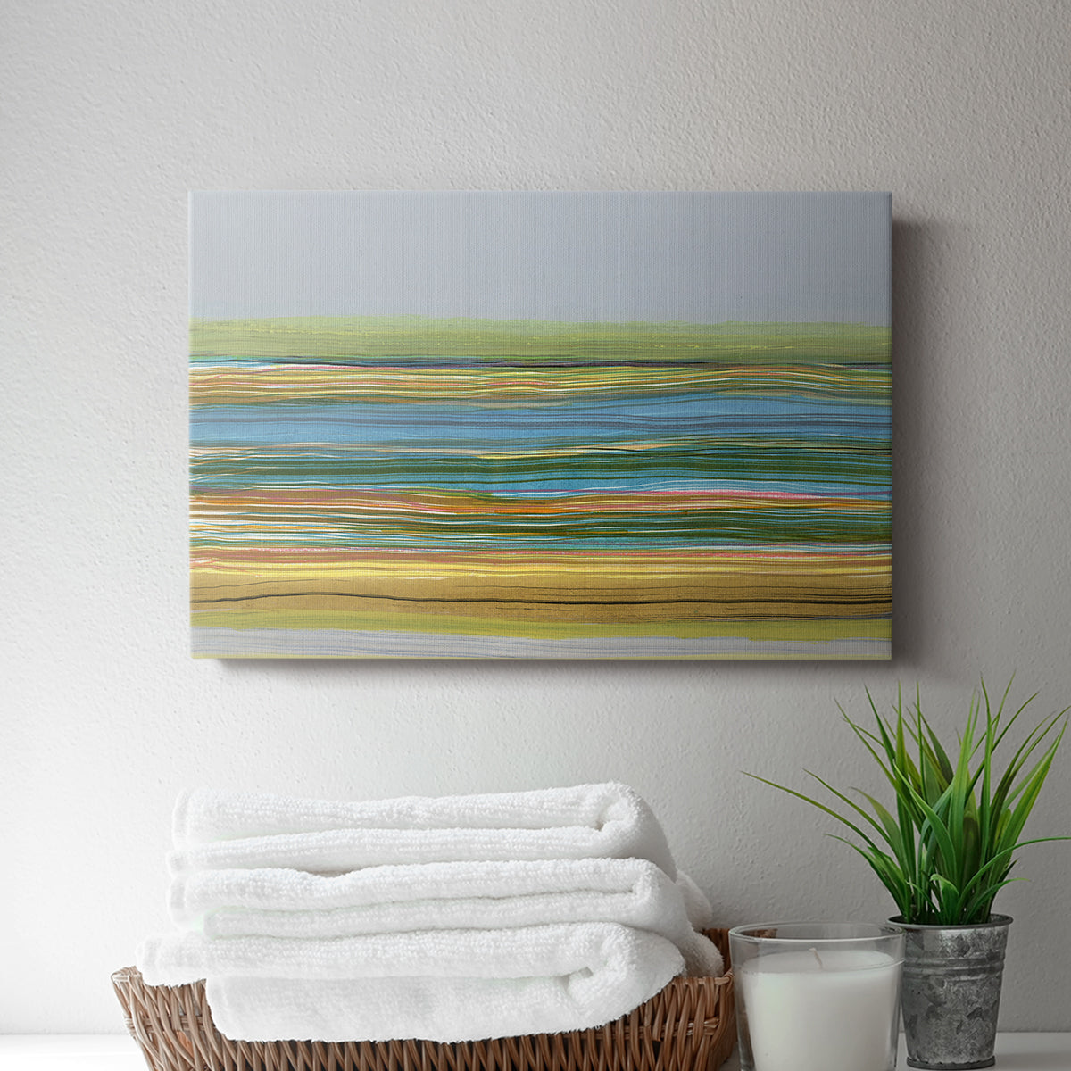 Parallel Striae II - Canvas Art Print