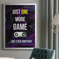 Gamer at Play II - Modern Framed Canvas Print