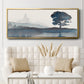 Serene Silhouette II - Floater Framed Canvas Print