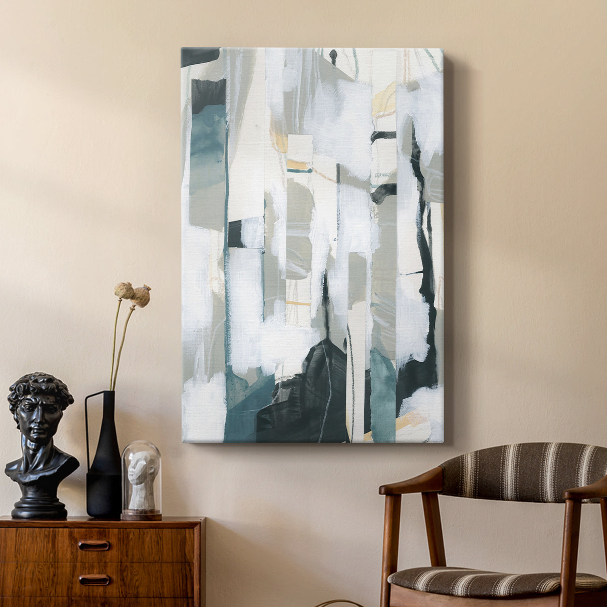 Sea Cavern Strata I - Canvas Art Print