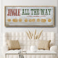 Jingle All the Way - Floater Framed Canvas Print