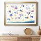 Colorful Beach Premium Framed Print - Ready to Hang