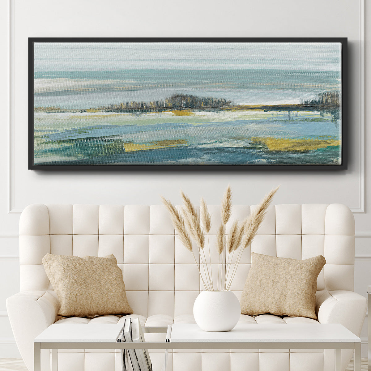 Lewbeach Vista - Floater Framed Canvas Print