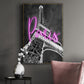 Neon Nights In Paris Premium Gallery Wrapped Canvas - Ready to Hang