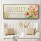 Family Where Our Story Begins - Floater Framed Canvas Print
