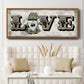 Winter Wonderland Friend Love - Floater Framed Canvas Print