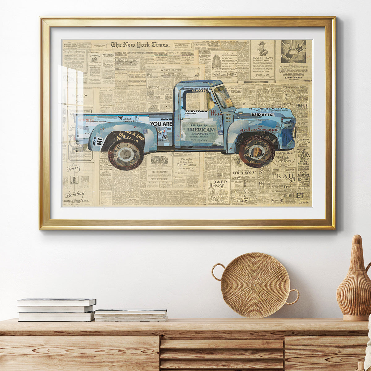 George’s ’53 Ford Premium Framed Print - Ready to Hang