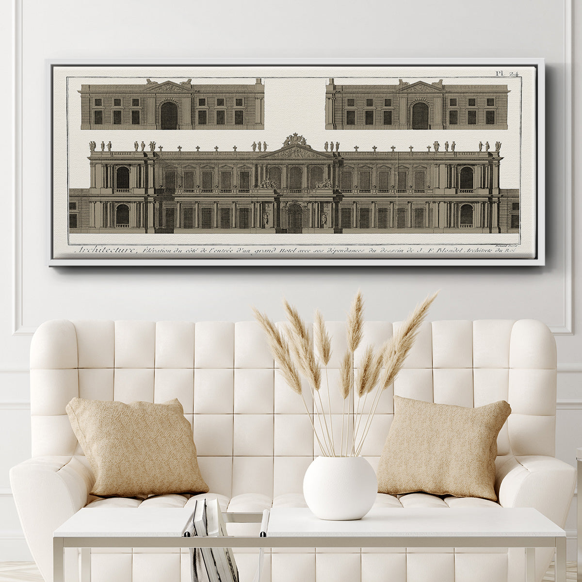 Buildings & Facades I - Floater Framed Canvas Print