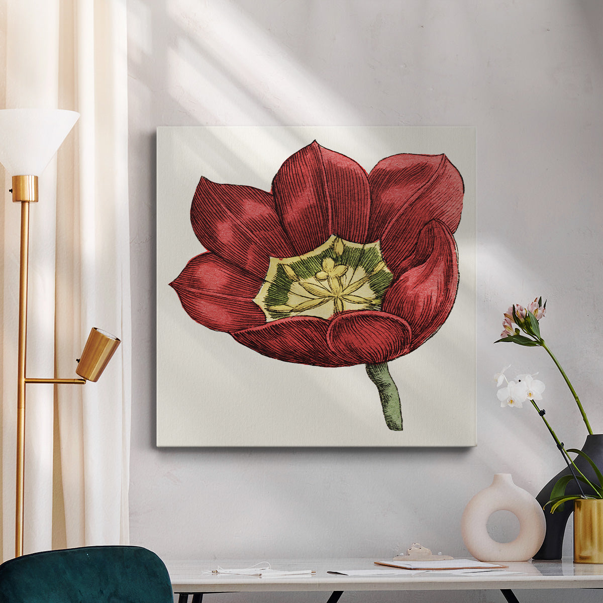 Tulip Garden VIII - Canvas Art Print