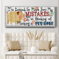 I've Learned - Floater Framed Canvas Print