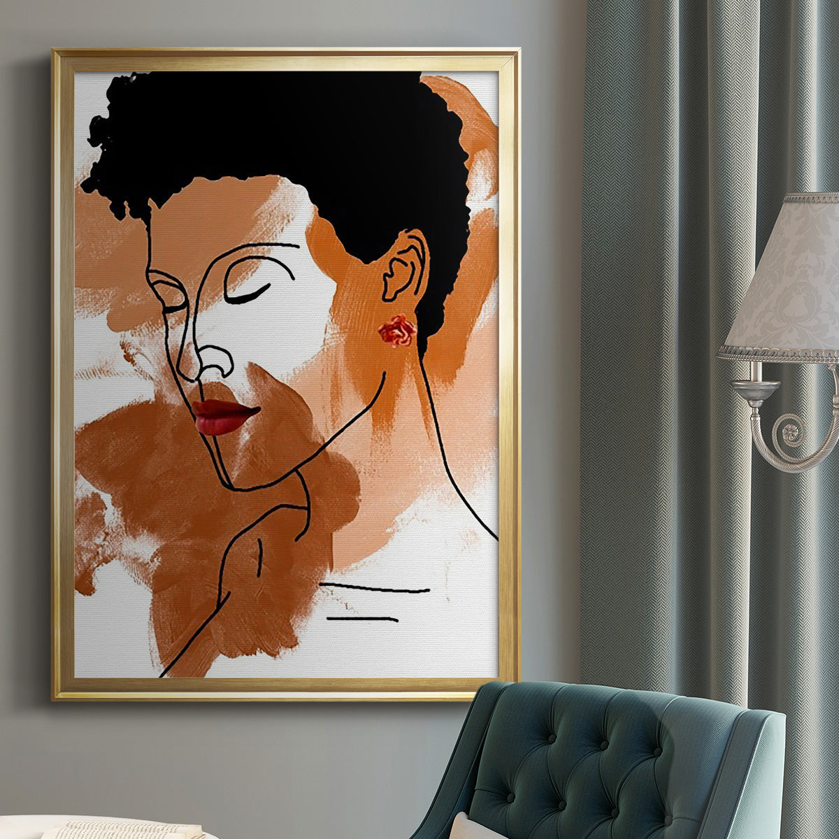 Phenomal Women III - Modern Framed Canvas Print