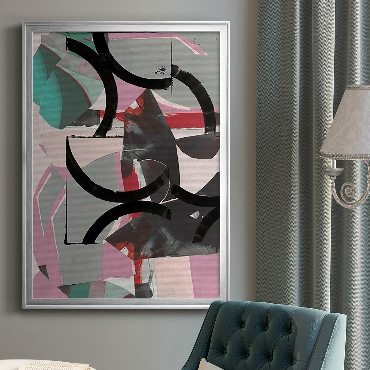 Cartissi Space I - Modern Framed Canvas Print