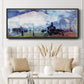 Saint Lazare Station in Paris - Floater Framed Canvas Print
