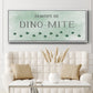 Dinomite - Floater Framed Canvas Print