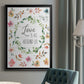 Love is All Around Us - Modern Framed Canvas Print