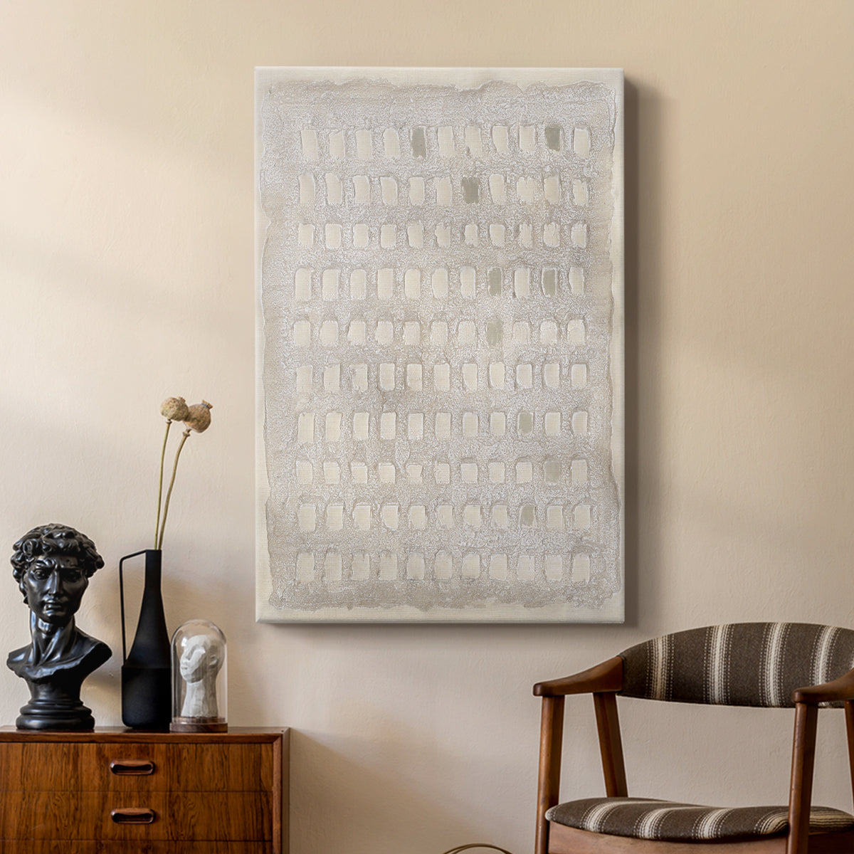Pearl Punch Card II - Canvas Art Print