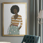 Fashion Vignette II - Modern Framed Canvas Print