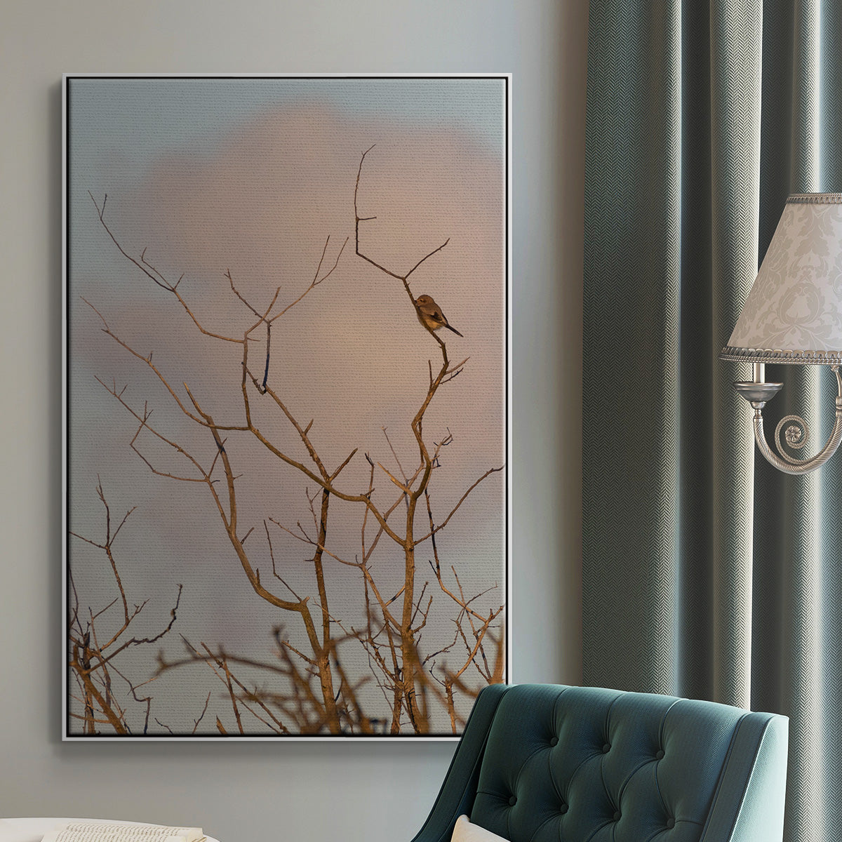 At Dawn - Floater Framed Canvas Print