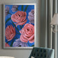 Layered Petals I - Modern Framed Canvas Print