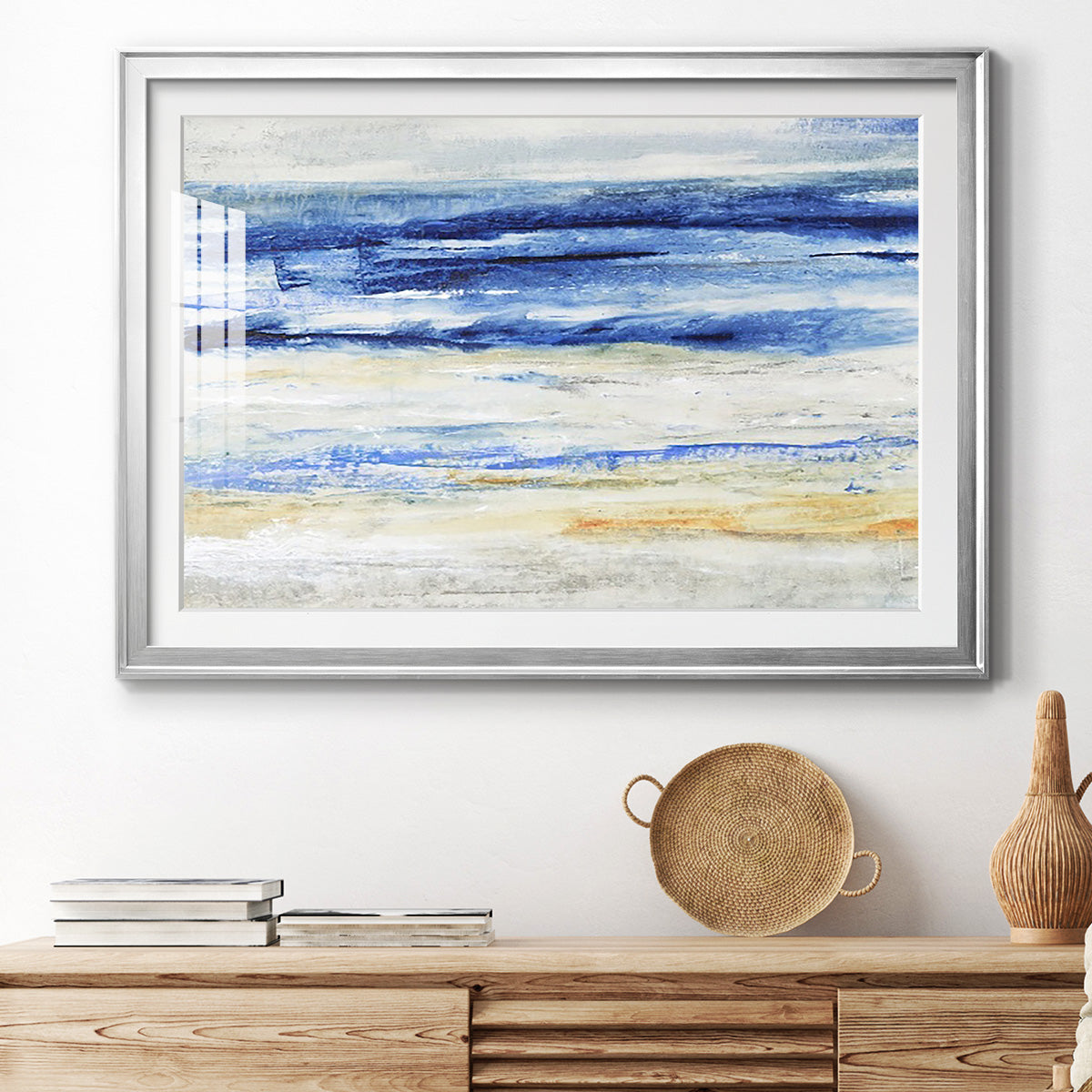 Choppy Seas II - Modern Framed Art Print