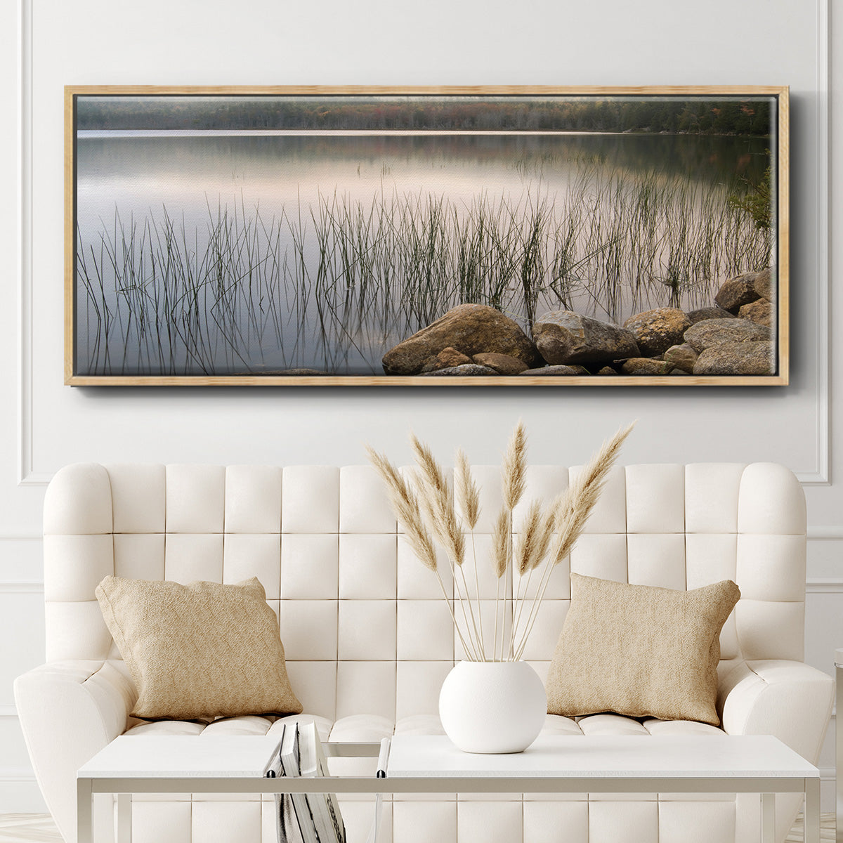 Wanderlust - Floater Framed Canvas Print