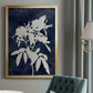 Indigo Botanical I Revisited - Modern Framed Canvas Print