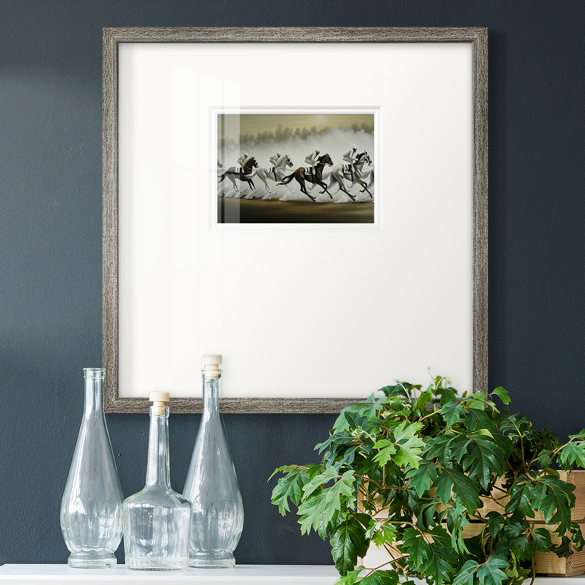 Dusty Race Premium Framed Print Double Matboard