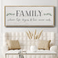 Love Never Ends - Floater Framed Canvas Print