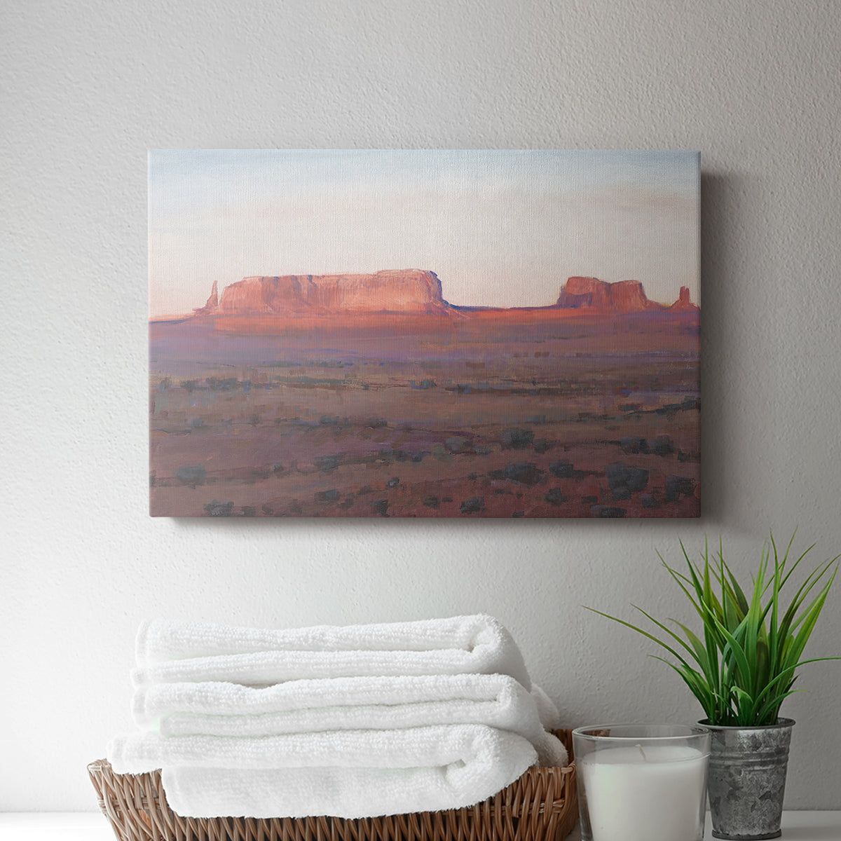 Red Rocks at Dusk I - Canvas Art Print