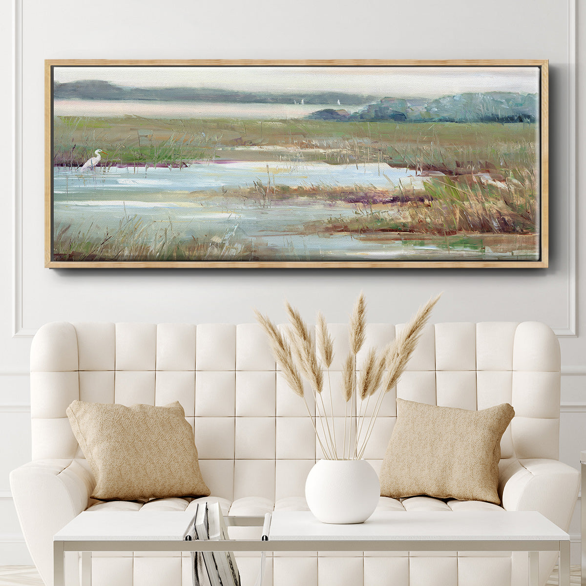 Early Morning Magic - Floater Framed Canvas Print