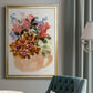 Mauve Bouquet in Teapot II - Modern Framed Canvas Print