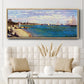Regatta at Sainte Adresse - Floater Framed Canvas Print