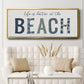 Beach Better - Floater Framed Canvas Print