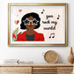 Darling Valentine Collection A Premium Framed Print - Ready to Hang