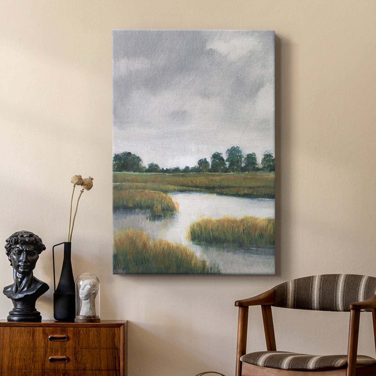 Salt Marshes II - Canvas Art Print