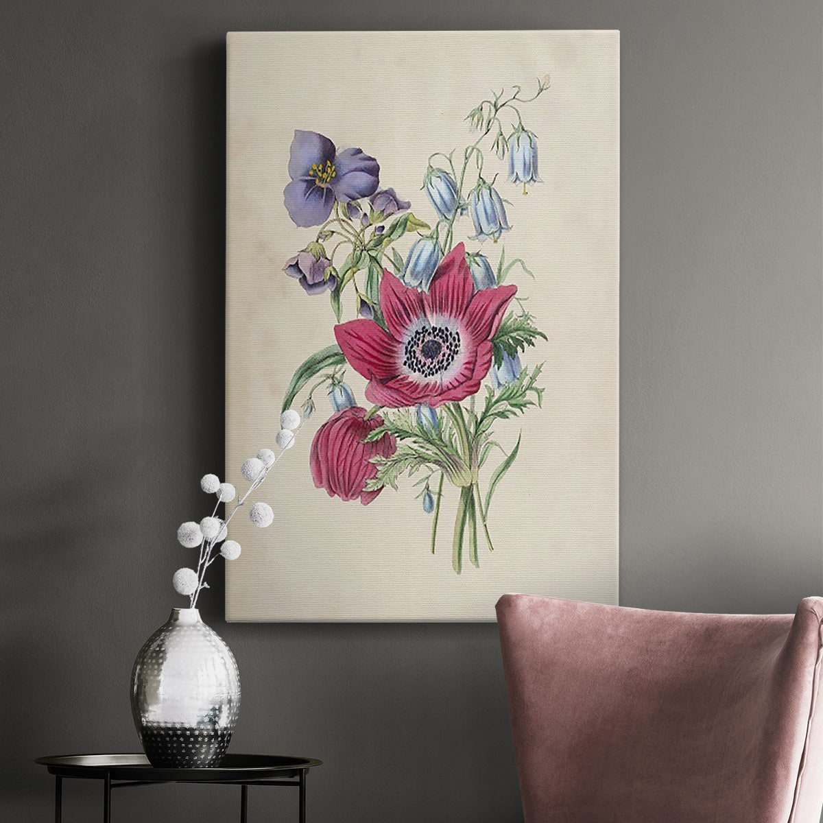 Antique Garden Bouquet I Premium Gallery Wrapped Canvas - Ready to Hang