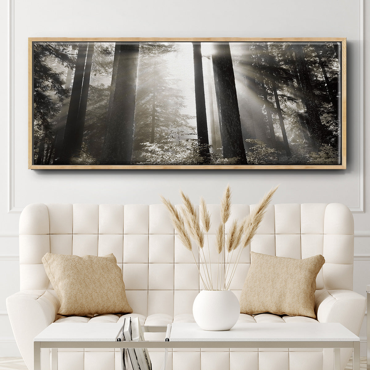 Morning Light - Floater Framed Canvas Print