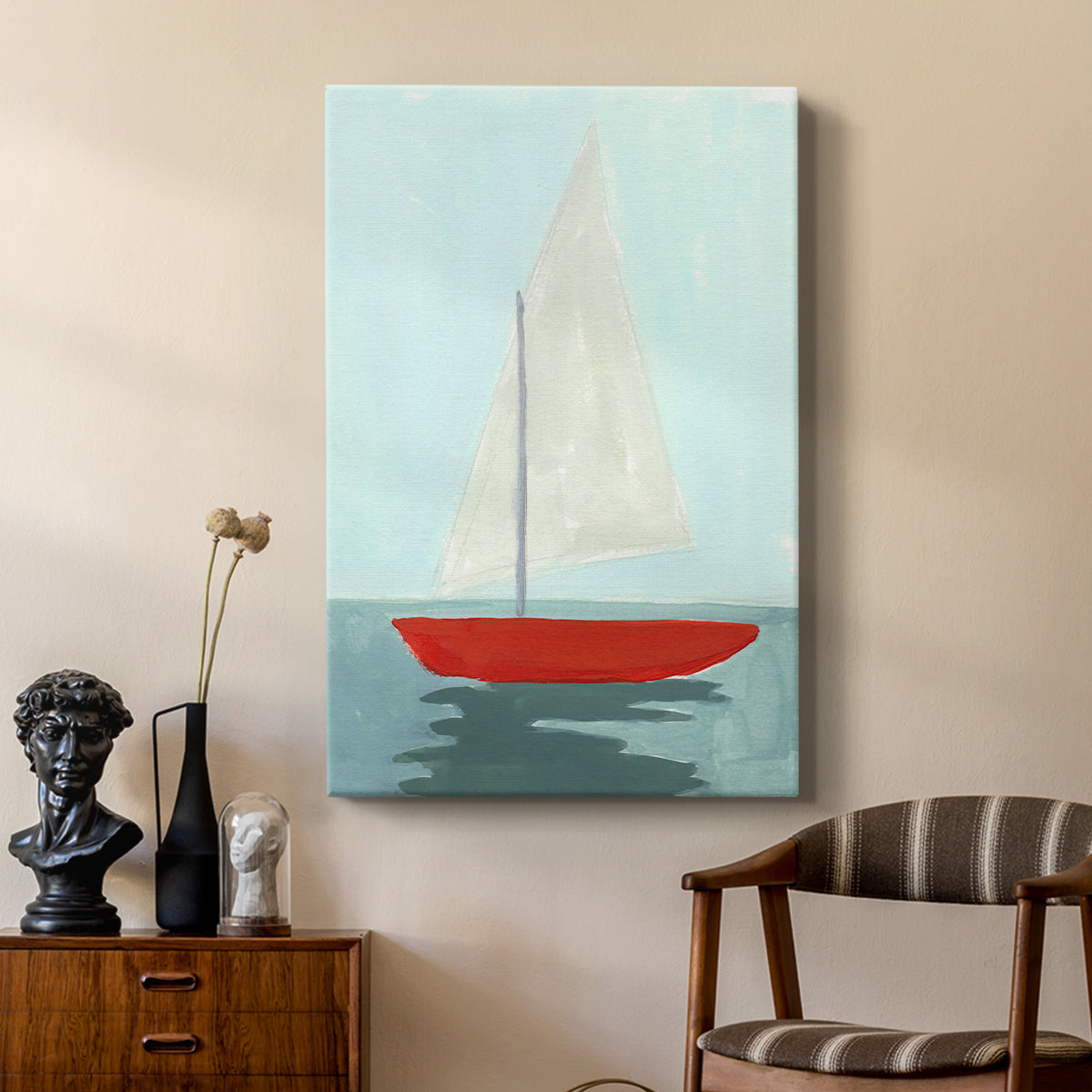 Small Sail II - Canvas Art Print