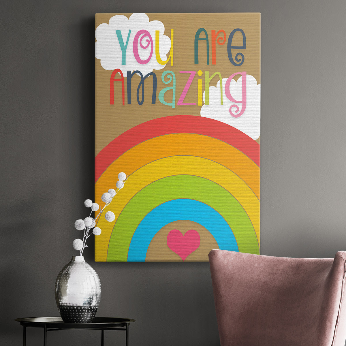 You Are Amazing Premium Gallery Wrapped Canvas - Ready to Hang