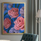 Layered Petals I - Modern Framed Canvas Print