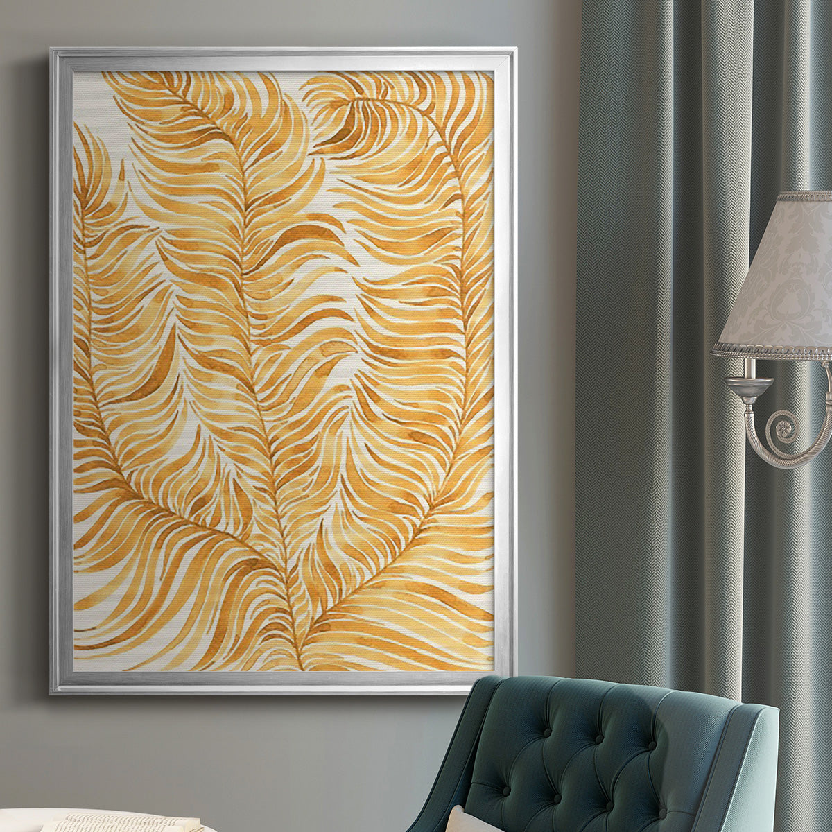 Quiet Harmony IV - Modern Framed Canvas Print