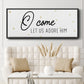 O Come - Floater Framed Canvas Print
