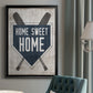 Home Sweet Home Base - Modern Framed Canvas Print