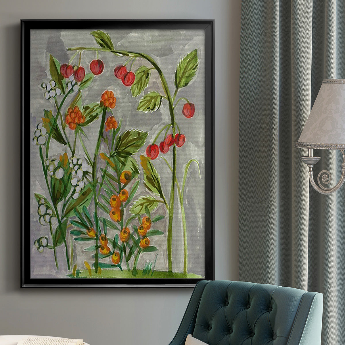 Dear Nature I - Modern Framed Canvas Print